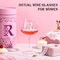 Personalized Initial Wine Glass for Women - 20 oz Stemmed Monogrammed Glass, Customized Engraved Gift for Mom, Wife, Friend, Her - Birthday, Mother’s Day, Wine Lover Gift